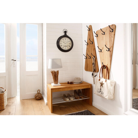 Home affaire Schoenenbank Dura van massief wildeikenhout of beuken, breedte 82 cm afbeelding2 - 1