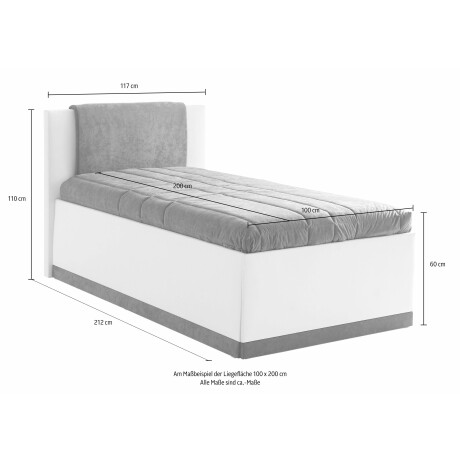 Westfalia Polsterbetten Gestoffeerd bed met bedkist en sprei afbeelding2 - 1