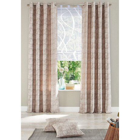 my home Romeins rolgordijn Cellino Transparant, klassieke net-look, polyester (1 stuk) afbeelding2 - 1