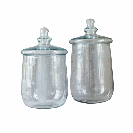 Glazen pot set van 2 Valerico afbeelding2 - 1