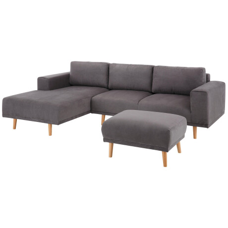 Home affaire Hoekbank Lasse L-vorm in scandinavische stijl met houten poten afbeelding2 - 1
