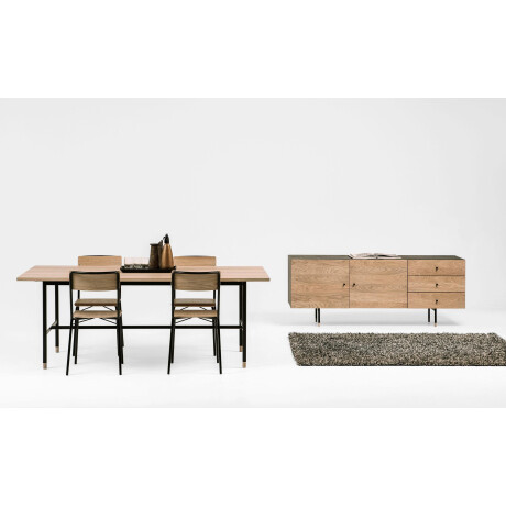 Woodman Eettafel Daniel Breedte 200 cm, te verlengen tot 300 cm afbeelding2 - 1