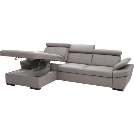 exxpo - sofa fashion Hoekbank Salerno, klassieke moderne functionele bank, hoog zitcomfort, L-vorm inclusief verstelbare hoofdsteun en armleuning, naar keuze met slaapfunctie afbeelding2 - 1