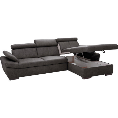exxpo - sofa fashion Hoekbank Salerno, klassieke moderne functionele bank, hoog zitcomfort, L-vorm inclusief verstelbare hoofdsteun en armleuning, naar keuze met slaapfunctie afbeelding2 - 1