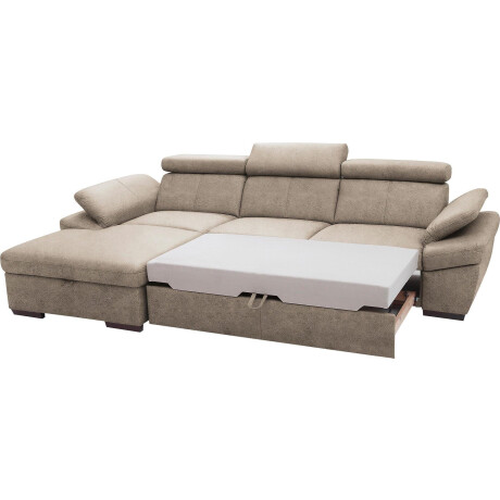 exxpo - sofa fashion Hoekbank Salerno, klassieke moderne functionele bank, hoog zitcomfort, L-vorm inclusief verstelbare hoofdsteun en armleuning, naar keuze met slaapfunctie afbeelding2 - 1
