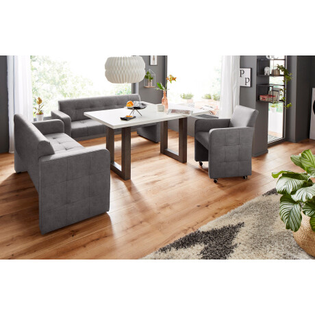 exxpo - sofa fashion Bank Barista keukenbank met comfortabele zithoogte van 49 cm geweldige detailafwerking, vrij in de ruimte te plaatsen afbeelding2 - 1