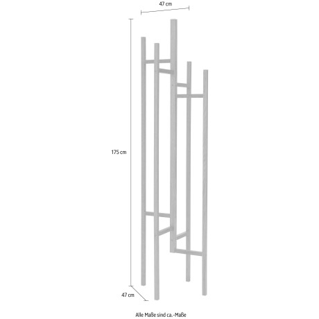 Woodman Kapstok Justice Woodman kapstok Justice, in Scandinavisch design afbeelding2 - 1