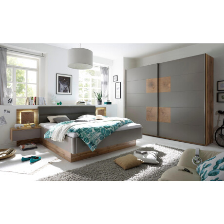 Schlafkontor Zweefdeurkast Capri Fronten met chique applicaties in kops hout-decor afbeelding2 - 1