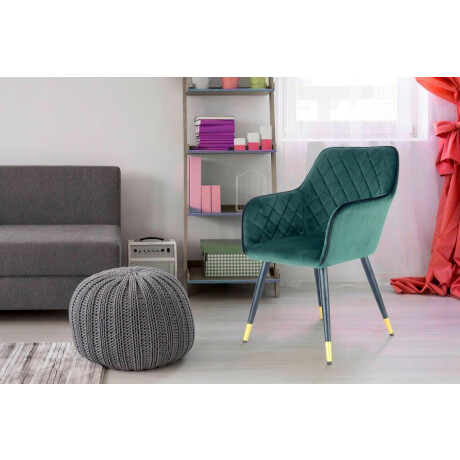 Kayoom Stoel Amino 525, stijlvolle designstoel, fluweelzachte bekleding van velvet stof (1 stuk) afbeelding2 - 1