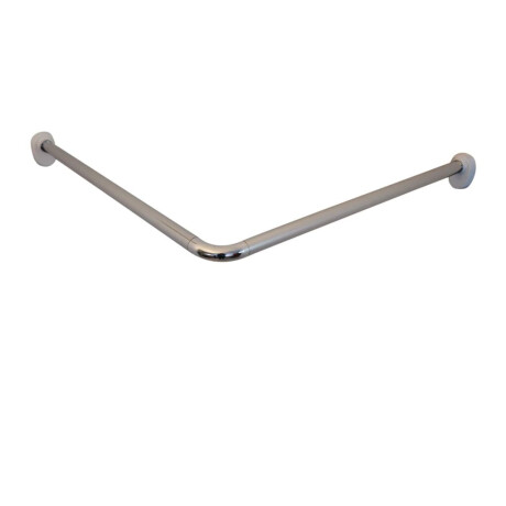 RIDDER Hoekdouchegordijnstang 90x90x2,5 cm chroom afbeelding2 - 1