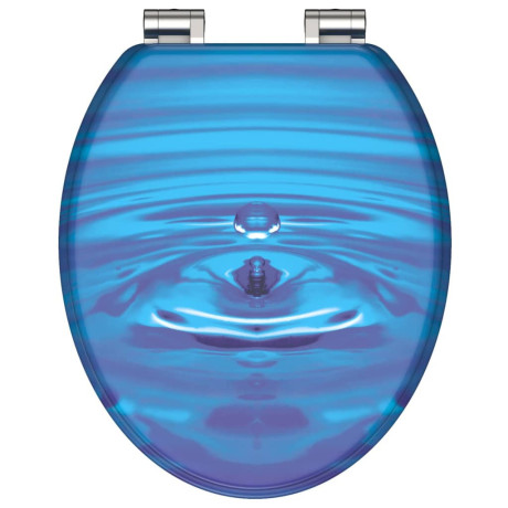SCHÜTTE Toiletbril met soft-close BLUE DROP afbeelding2 - 1