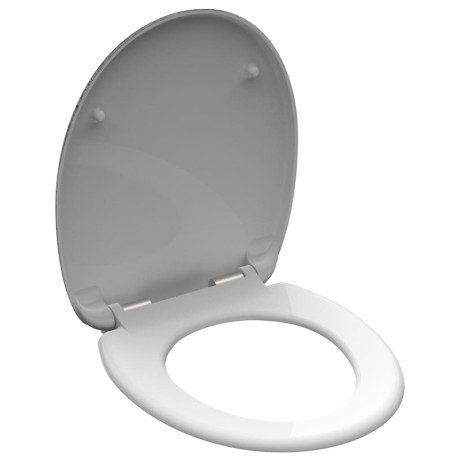 SCHÜTTE Toiletbril met soft-close INDUSTRIAL GREY afbeelding2 - 1