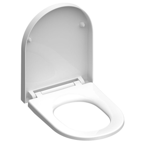 SCHÜTTE Toiletbril WHITE d-vormig duroplast afbeelding2 - 1