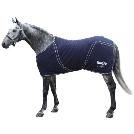 Covalliero Paardendeken RugBe Classic 125 cm fleece marineblauw afbeelding2 - 1