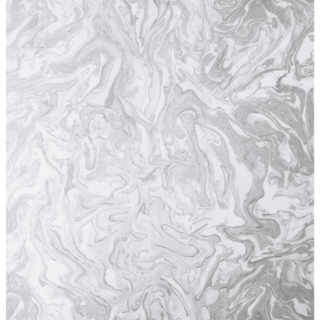 DUTCH WALLCOVERINGS Behang Liquid Marble grijs afbeelding2 - 1