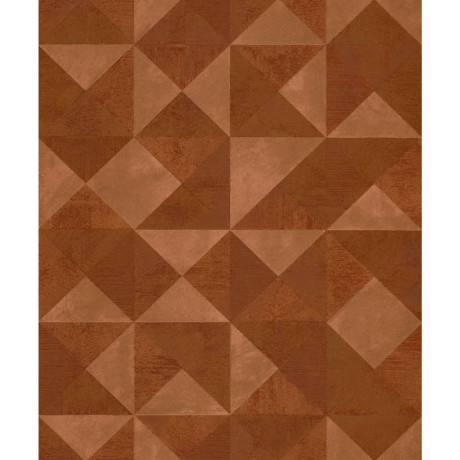 Noordwand Behang Topchic Graphic Shapes Facet metallic oranje afbeelding2 - 1