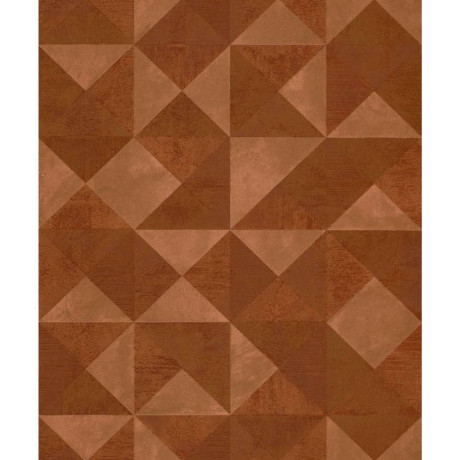 Noordwand Topchic Behang Graphic Shapes Facet metallic oranje afbeelding2 - 1