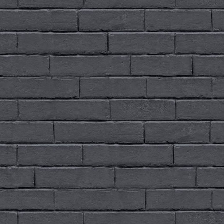 Noordwand Good Vibes Behang Chalkboard brick wall zwart en grijs afbeelding2 - 1