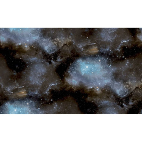 Noordwand Good Vibes Behang Galaxy with Stars blauw en zwart afbeelding2 - 1