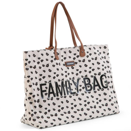 CHILDHOME Verzorgingstas Family Bag luipaardmotief canvas afbeelding2 - 1