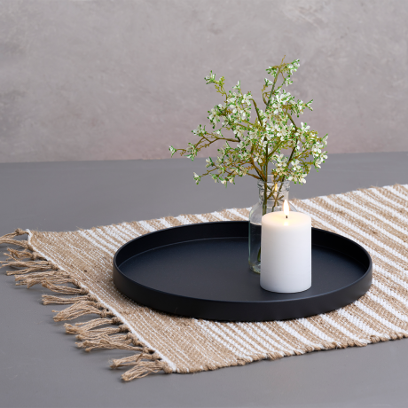 Susan metalen bijzettafel zwart - Ø 38 cm afbeelding2 - 1