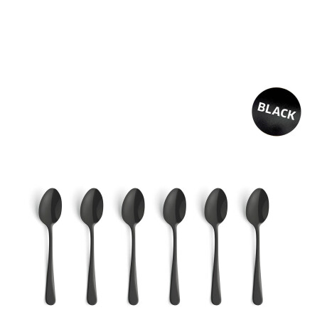 Amefa theelepels Austin zwart (set van 6) (6 pers) (18/0) afbeelding2 - 1