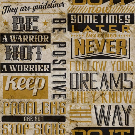 Noordwand Behang Friends & Coffee Words and Letters metallic en zwart afbeelding2 - 1