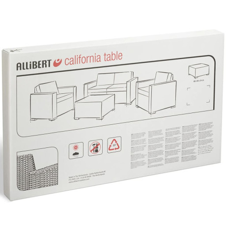 Keter Tuintafel California grafietkleurig 197421 afbeelding2 - 1