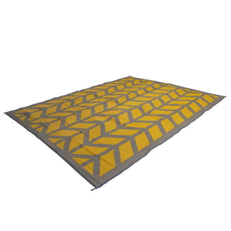 Bo-Camp Buitenkleed Chill mat Flaxton XL 2,7x3,5 m okergeel afbeelding2 - 1