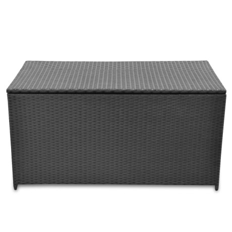 vidaXL Tuinbox 120x50x60 cm poly rattan zwart afbeelding2 - 1