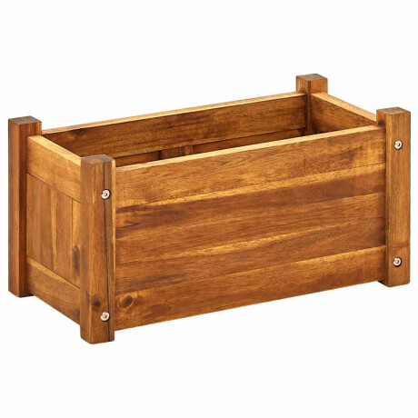 vidaXL Plantenbak verhoogd 50x25x25 cm acaciahout afbeelding2 - 1