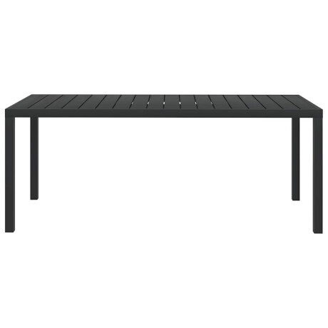 vidaXL Tuintafel 185x90x74 cm aluminium en HKC zwart afbeelding2 - 1