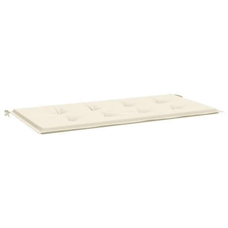 vidaXL Tuinbankkussen 100x50x4 cm oxford stof crèmekleurig afbeelding2 - 1