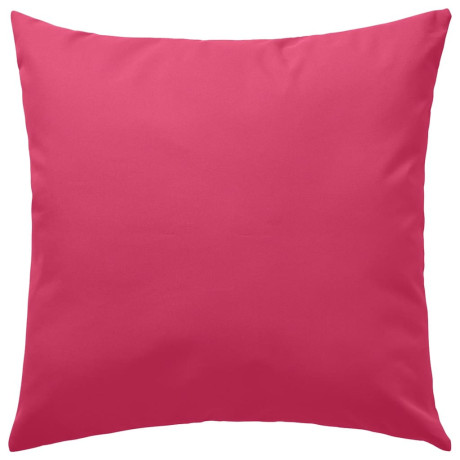 vidaXL Buitenkussens 45x45 cm roze 2 st afbeelding2 - 1