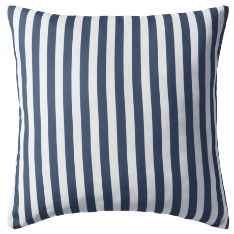 vidaXL Buitenkussens 45x45 cm gestreept marineblauw 2 st afbeelding2 - 1