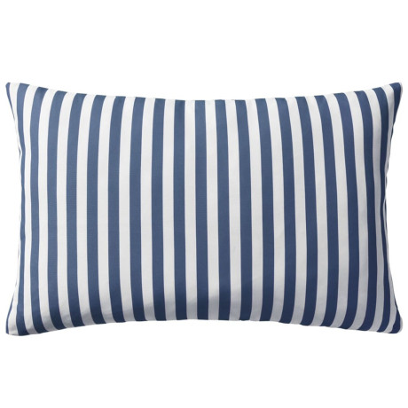 vidaXL Buitenkussens 60x40 cm gestreept marineblauw 2 st afbeelding2 - 1