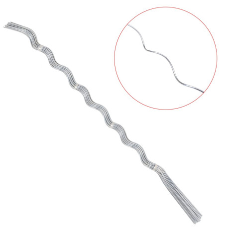 vidaXL Plantenstok spiraal 170 cm gegalvaniseerd staal 50 st afbeelding2 - 1