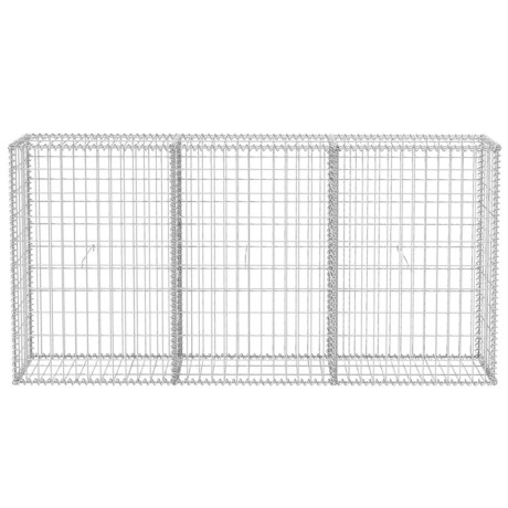 vidaXL Gabion mand 200x30x100 cm gegalvaniseerd staal afbeelding2 - 1