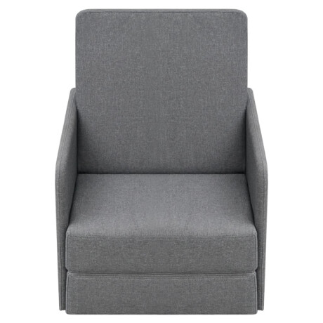 vidaXL Slaapstoel uitklapbaar stof lichtgrijs afbeelding2 - 1