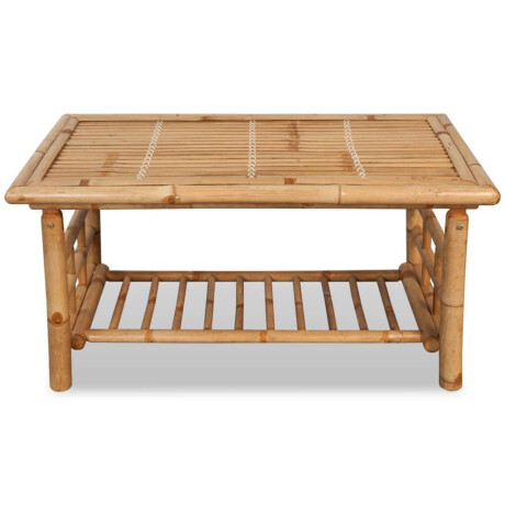 vidaXL Salontafel bamboe 90x50x45 cm afbeelding2 - 1