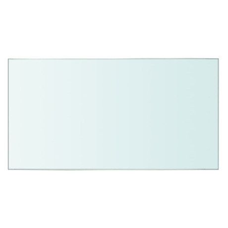 vidaXL Wandschap transparant 30x12 cm glas afbeelding2 - 1