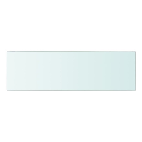 vidaXL Wandschap transparant 50x15 cm glas afbeelding2 - 1