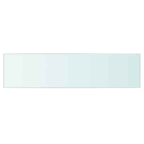 vidaXL Wandschap transparant 60x15 cm glas afbeelding2 - 1