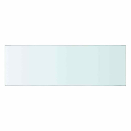 vidaXL Wandschap transparant 60x20 cm glas afbeelding2 - 1