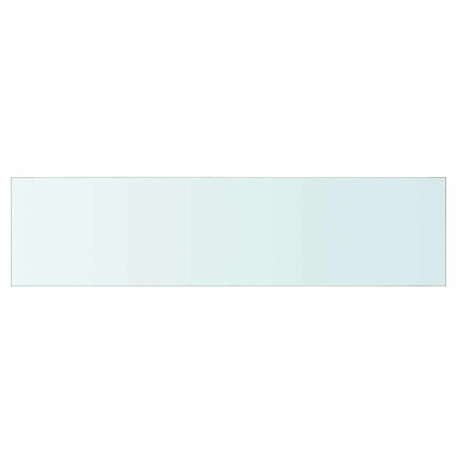 vidaXL Wandschap transparant 80x20 cm glas afbeelding2 - 1