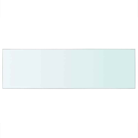 vidaXL Wandschap transparant 80x25 cm glas afbeelding2 - 1