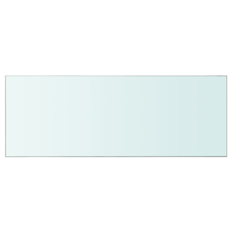 vidaXL Wandschap transparant 80x30 cm glas afbeelding2 - 1