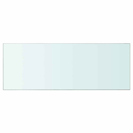 vidaXL Wandschap transparant 80x30 cm glas afbeelding2 - 1