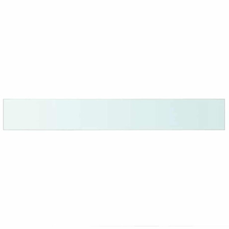 vidaXL Wandschap transparant 90x12 cm glas afbeelding2 - 1