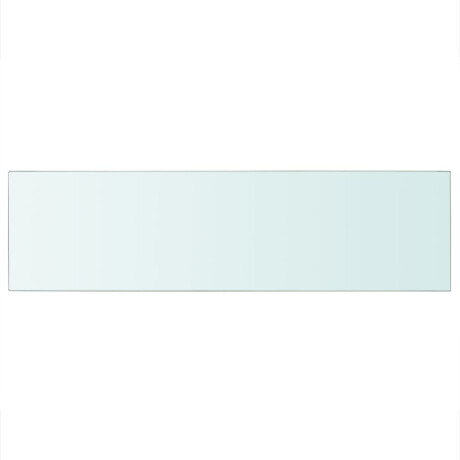 vidaXL Wandschap transparant 90x25 cm glas afbeelding2 - 1
